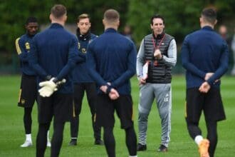 unai-emery-arsenal-training