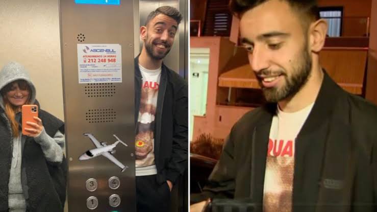 Bruno-Fernandes-Manchester-United-flight-airport-spotted