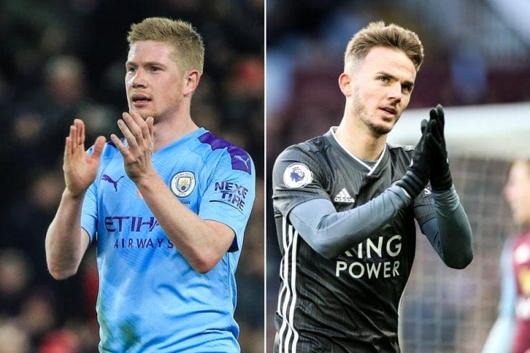 James Maddison vs Kevin De Bruyne | Leicester City vs Manchester City