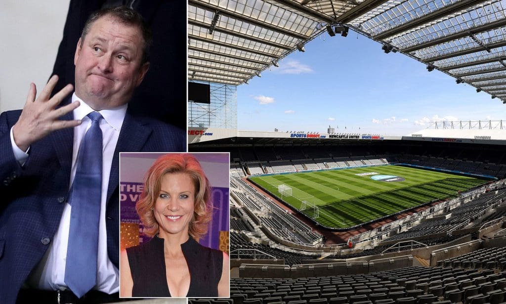 Amanda Staveley Mike Ashley newcastle stadium