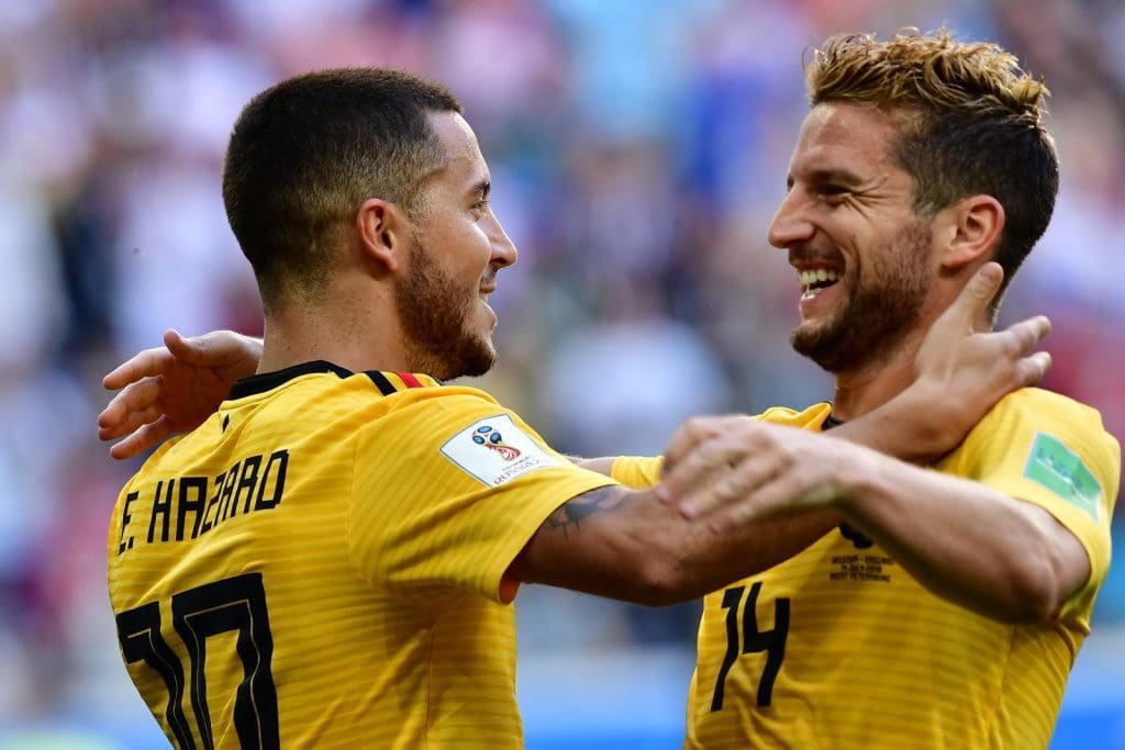 Dries Mertens Eden Hazard