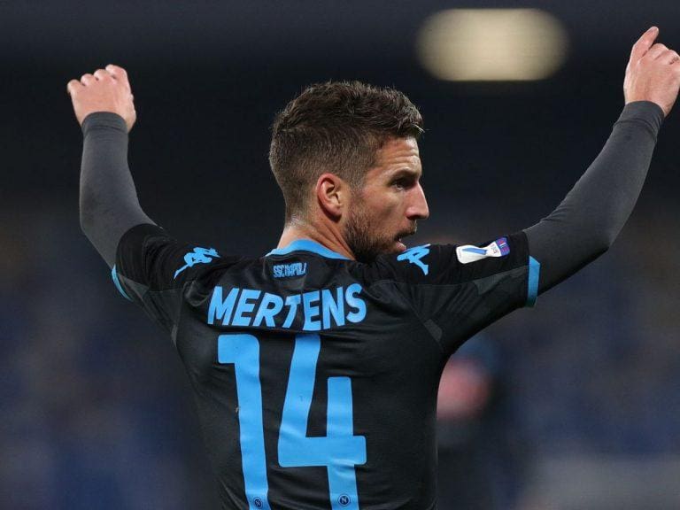 Dries Mertens attracting Chelsea manager Frank Lampard’s interest