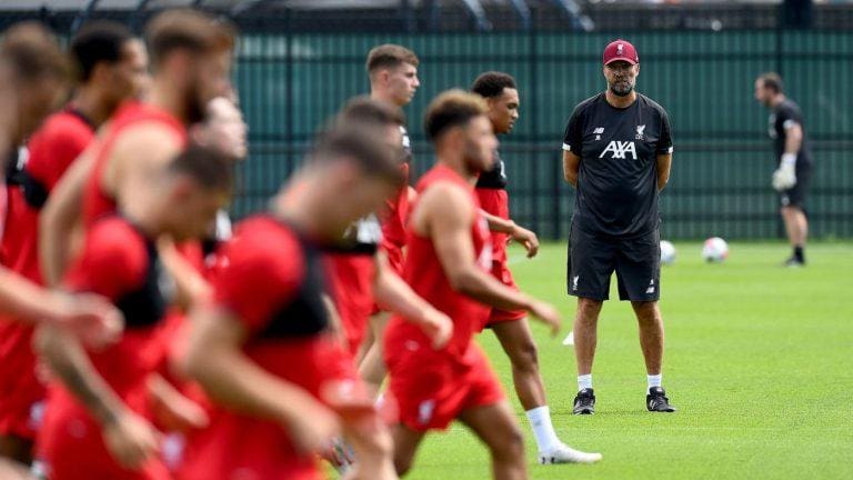 Jurgen Klopp reveals it’s difficult being away from Liverpool players