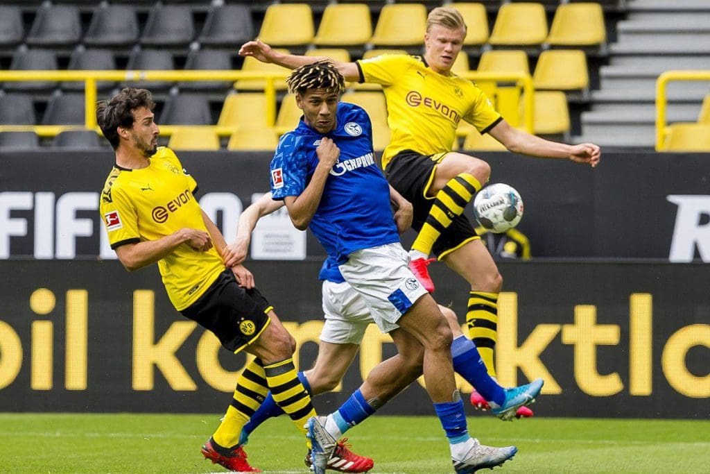 Jean-Clair Todibo Schalke vs Dortmund | Premier League News Now Jean Clair Todibo Schalke vs Dortmund