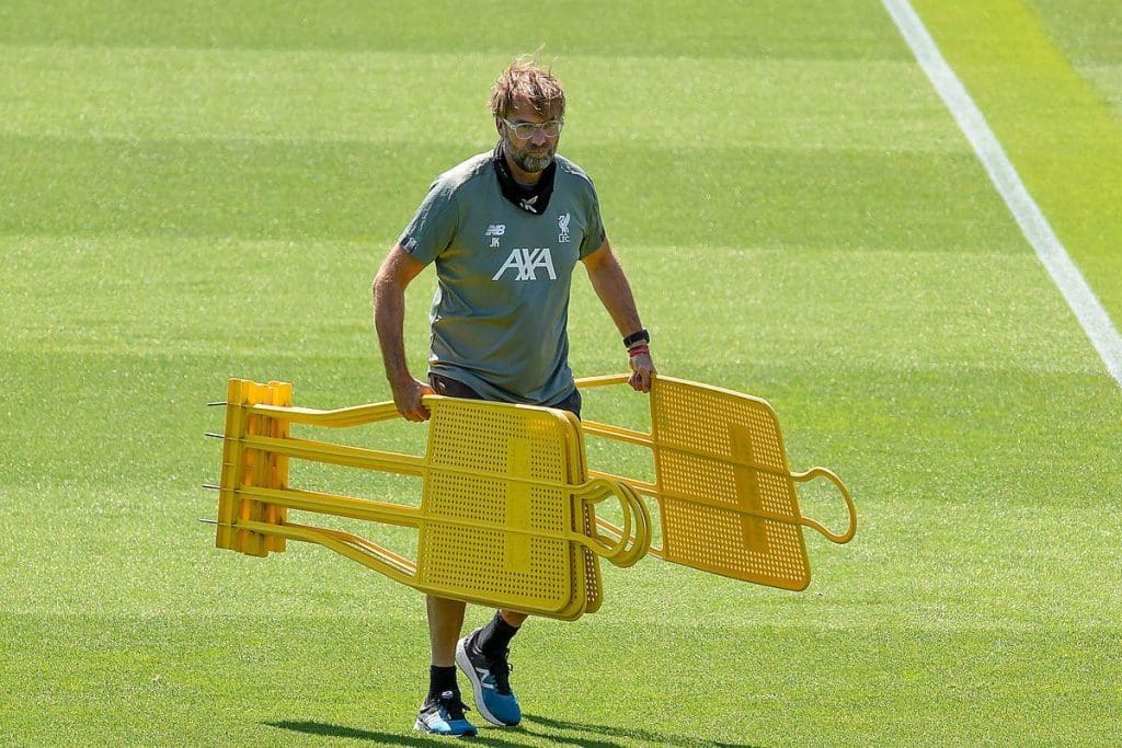 Klopp training return liverpool