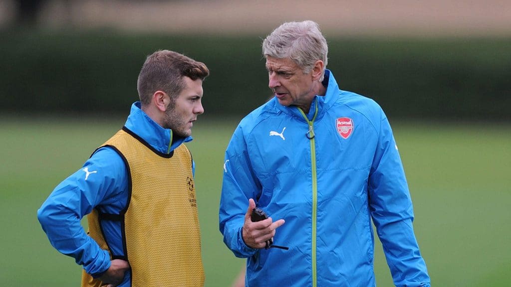 Arsene Wenger Jack Wilshere Arsenal