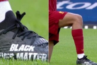 alexander-arnold-wears-black-lives-matter-boots-vs-everton