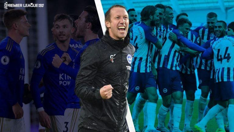 How can Brighton lineup against Leicester City?