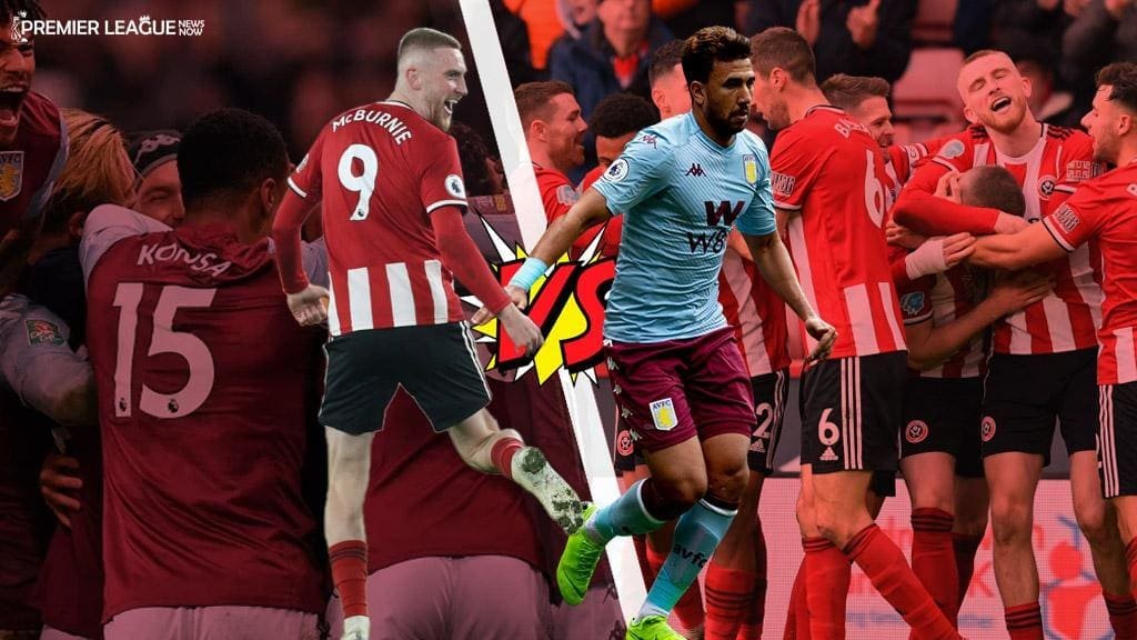 Trézéguet vs Oli McBurnie | Aston Villa vs Sheffield United