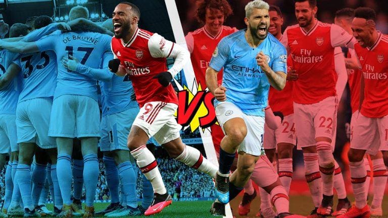 Sergio Aguero vs Alexandre Lacazette | Manchester City vs Arsenal