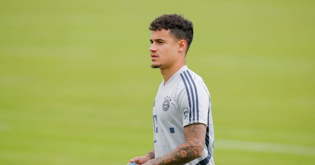 coutinho FC Bayern Muenchen Training Session
