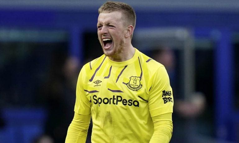 Jordan Pickford backs Everton to beat Liverpool