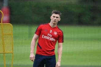 kieran-tierney-arsenal-training