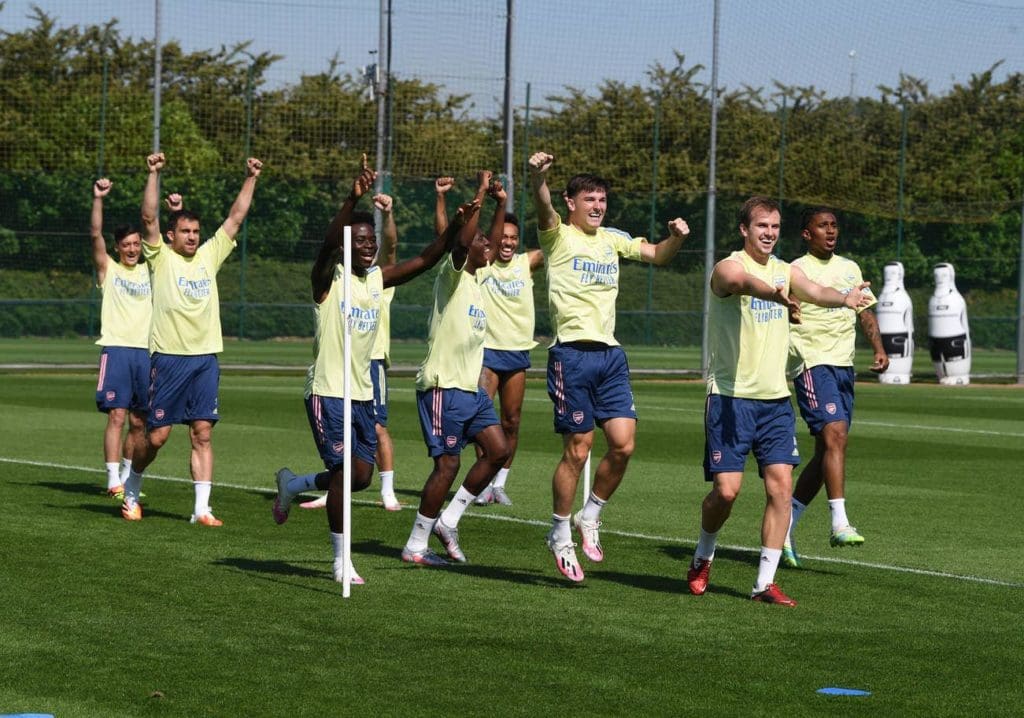 Arsenal Training Images 2020 Kit