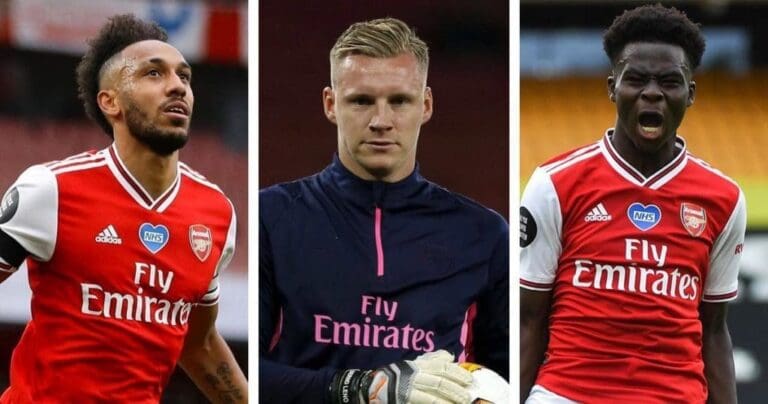 Aubameyang, Saka & Leno shortlisted for Arsenal POTS award