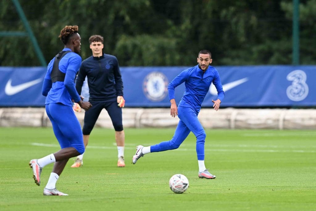 Hakim Ziyech Chelsea Training Min