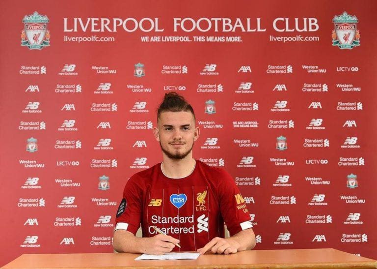 Harvey Elliot signs first professional contract with Liverpool