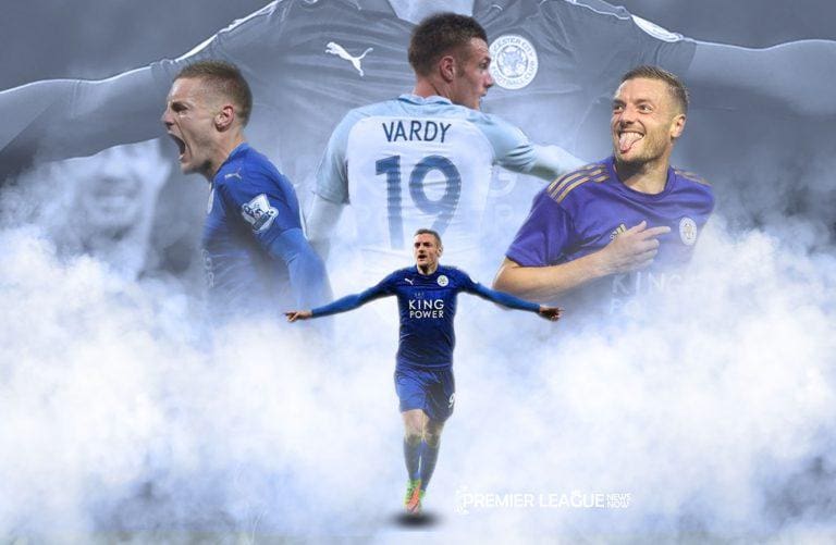 The evolution of Jamie Vardy through the ages