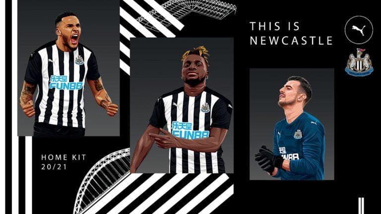Newcastle United release home kit for 2020/21 Premier League campaign!