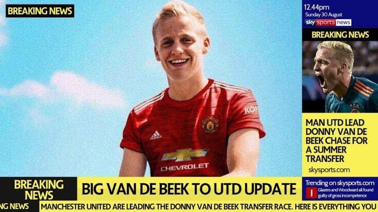 Donny Van de Beek set for Manchester United transfer