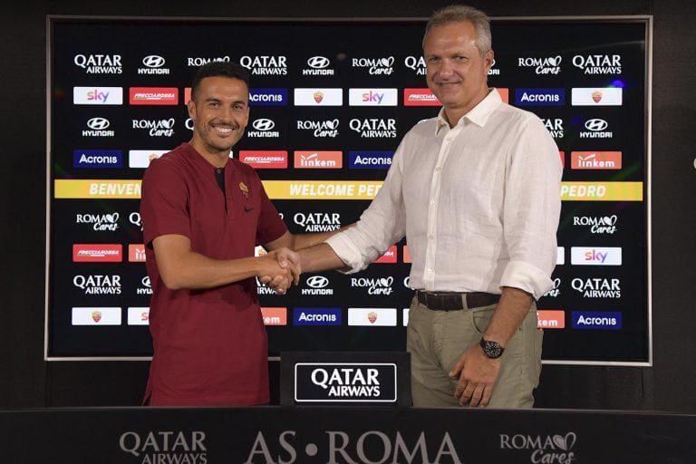 AS Roma confirm the signing of Pedro