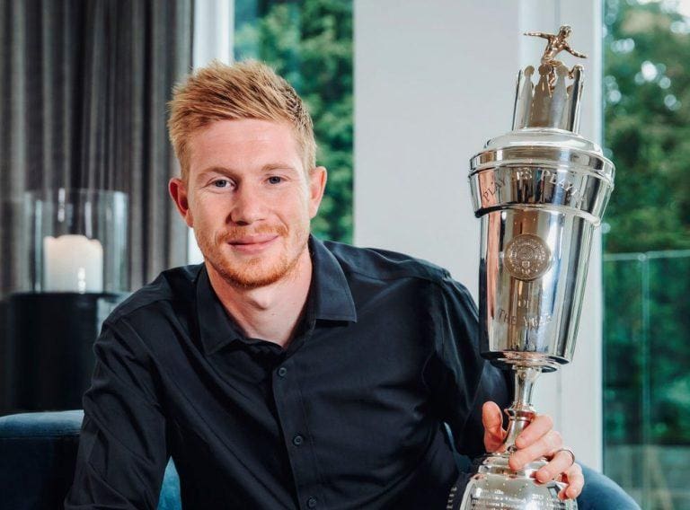 OFFICIAL: Kevin De Bryune wins the PFA Player of the Year award