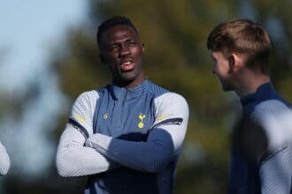 davinson-sanchez-tottenham-training