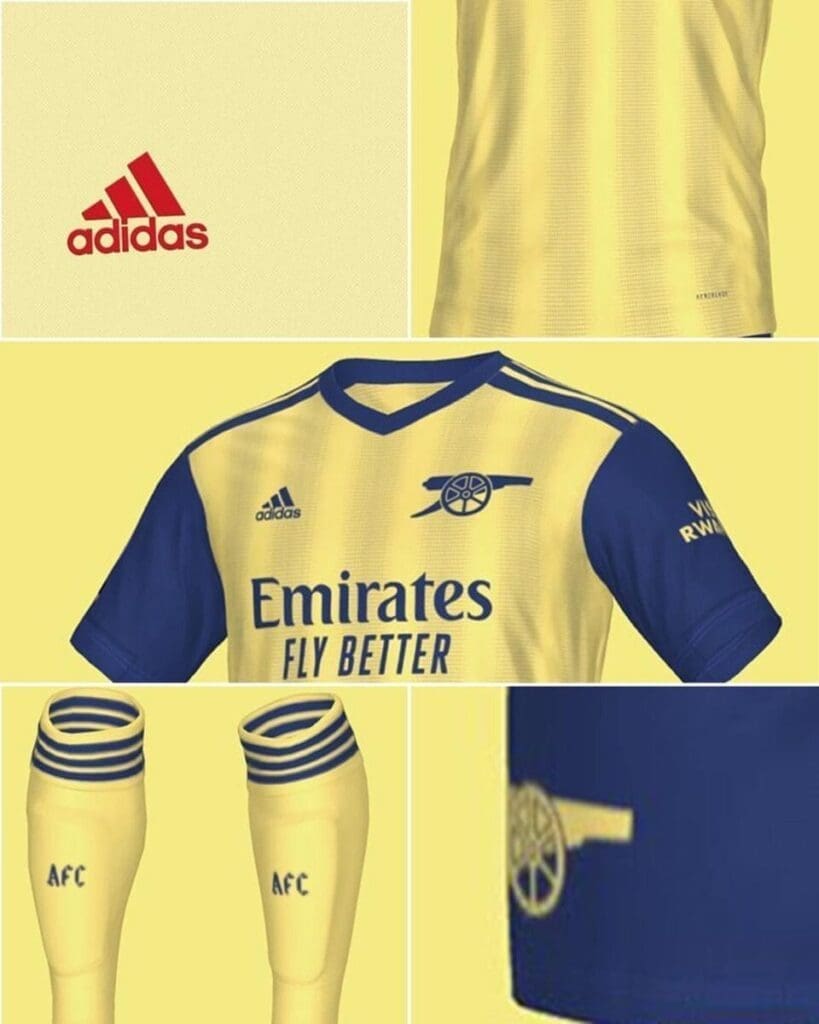 Arsenal 2021-22 Away Kit: First Look Leaked