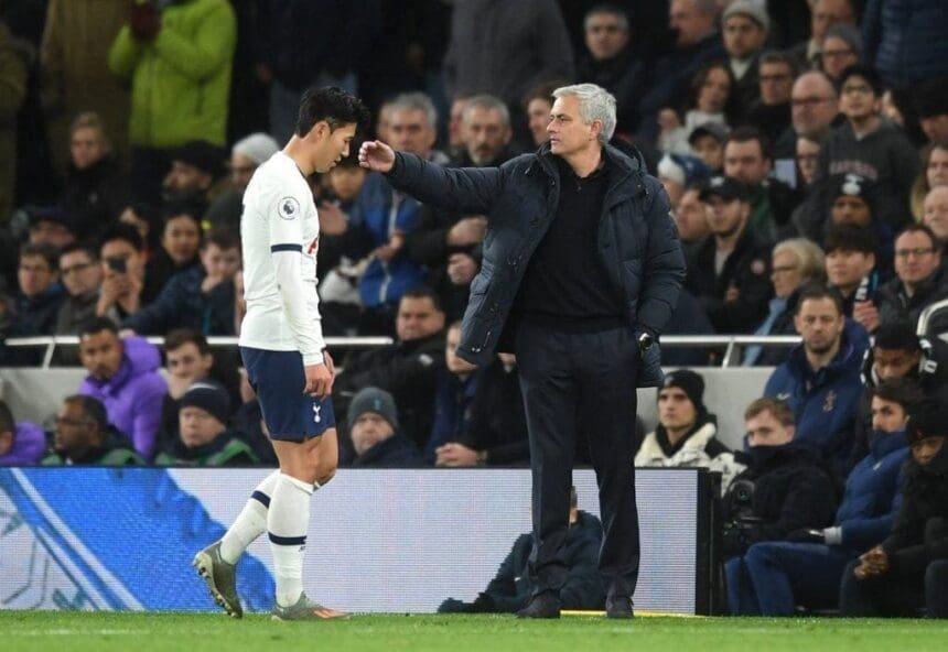 Son-Heung-min-red-card-jose-mourinho