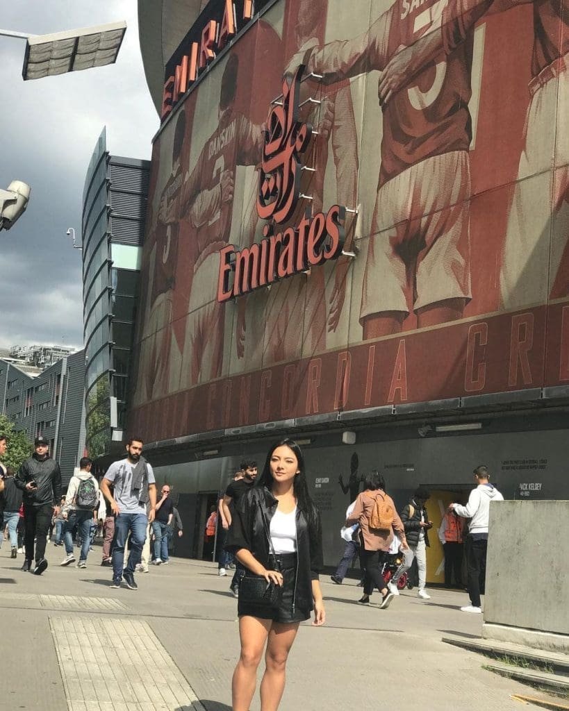 rachel-akemy-arsenal-emirates-stadium