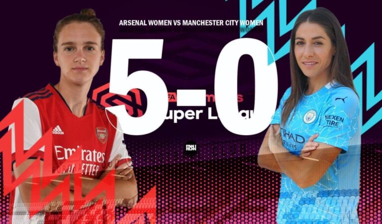 Arsenal Women 5-0 Manchester City Women: Match Report | WSL 2021/22