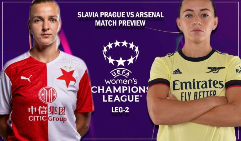 Slavia Prague Women vs Arsenal Women: Match Preview | UWCL 2nd leg 2021/22