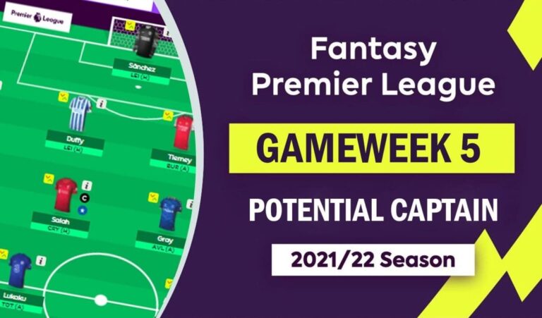 FPL 2021/22: Gameweek 5 – Captaincy Options