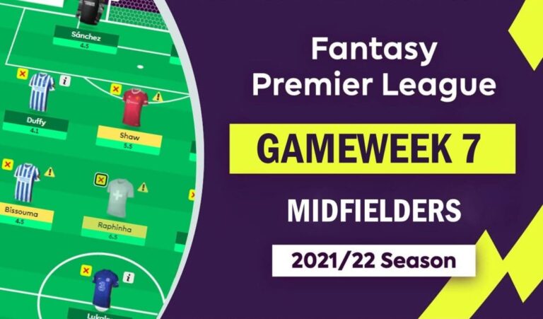FPL 2021/22: Gameweek 7 – Midfielders Watchlist