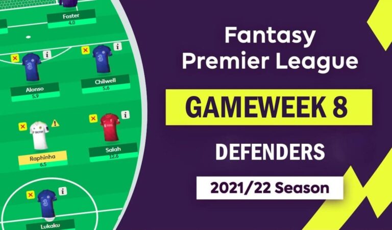 FPL 2021/22: Gameweek 8 – Defenders Watchlist