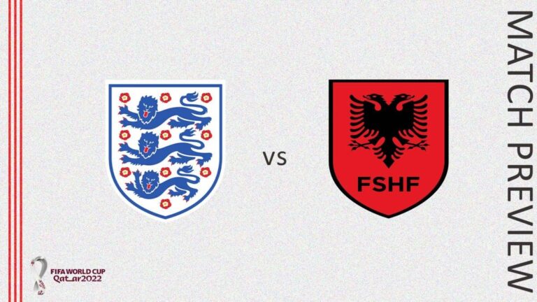 England vs Albania: Preview | 2022 World Cup Qualifiers