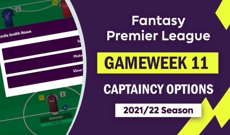 FPL 2021/22: Gameweek 11 – Captaincy Options