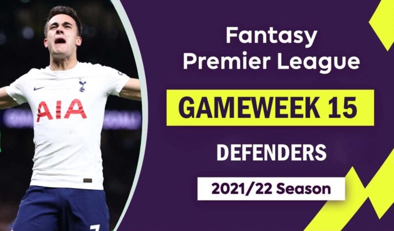 FPL 2021/22: Gameweek 15 – Defenders Watchlist