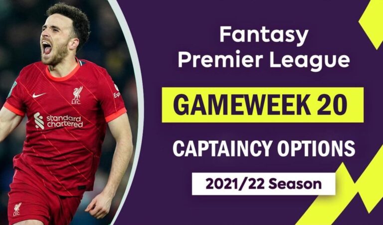 FPL 2021/22: Gameweek 20 – Captaincy Options