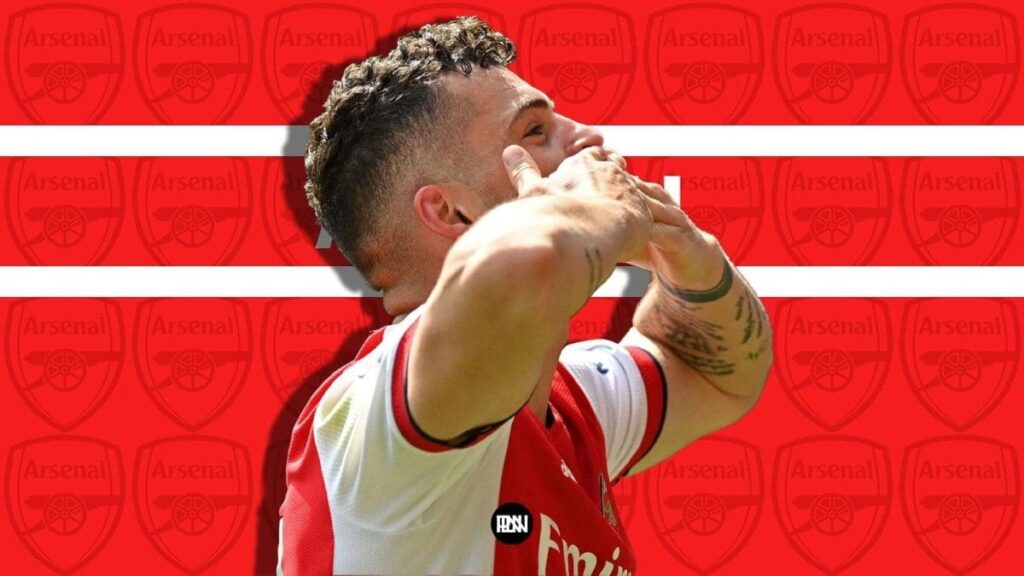 Granit Xhaka Arsenal Celebration