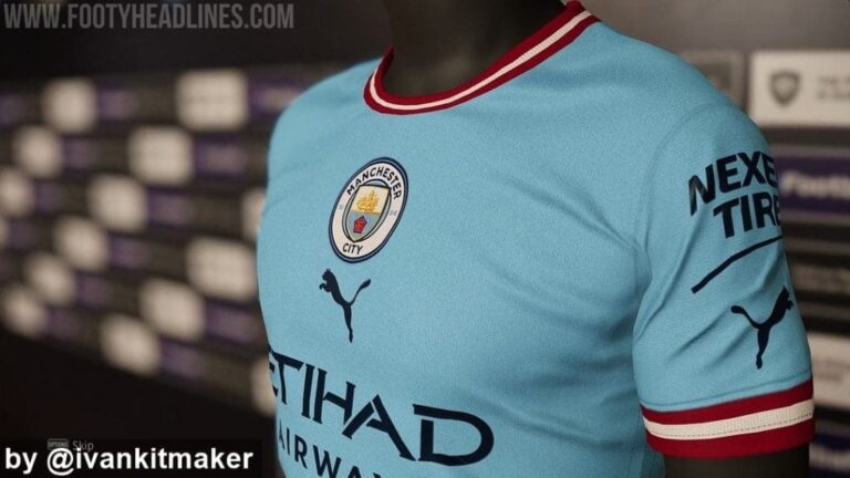 Manchester City home kit for 2022/23 season LEAKED!
