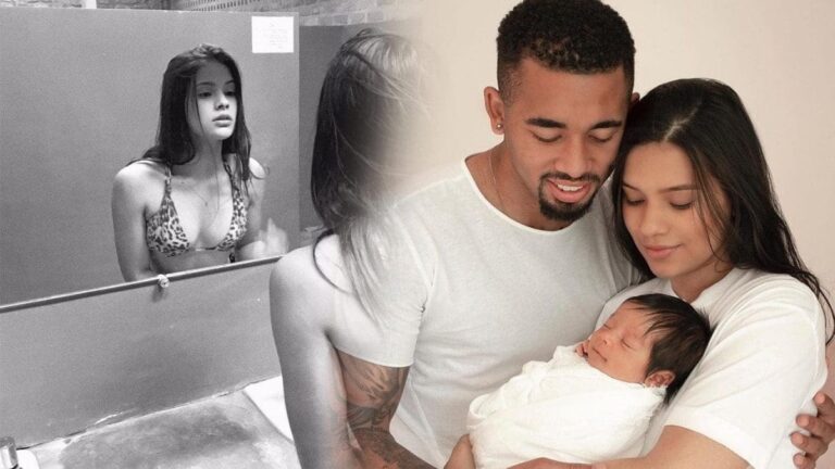 Meet Gabriel Jesus’ stunning girlfriend Raiane Lima & their lovely daughter