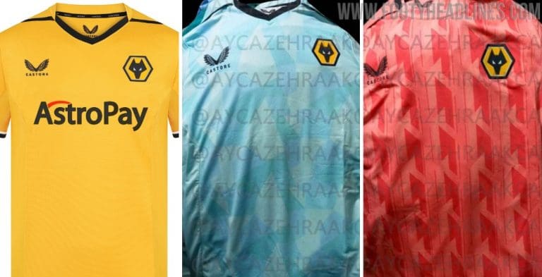 Wolverhampton Wanderers FC Home kit released + Away & Third Kit leaked for 2022/23