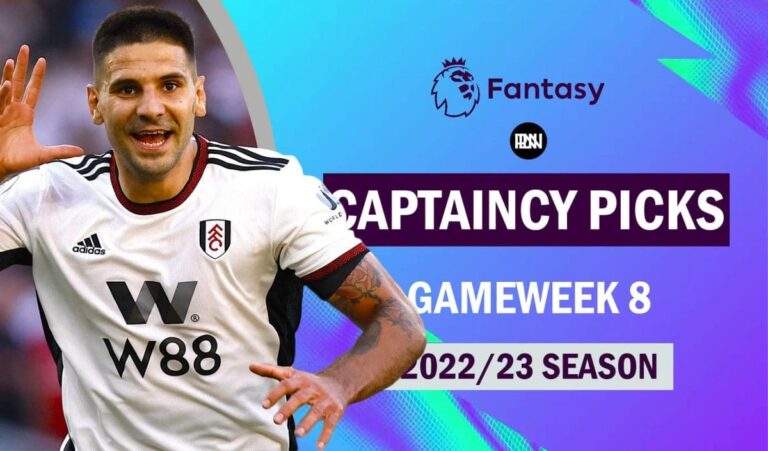 FPL 2022/23: Gameweek 8 – Captaincy Picks