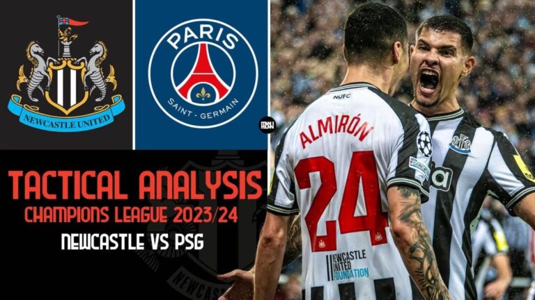 Newcastle United vs PSG Tactical Analysis: How the Magpies demolition of Les Parisiens unfolded