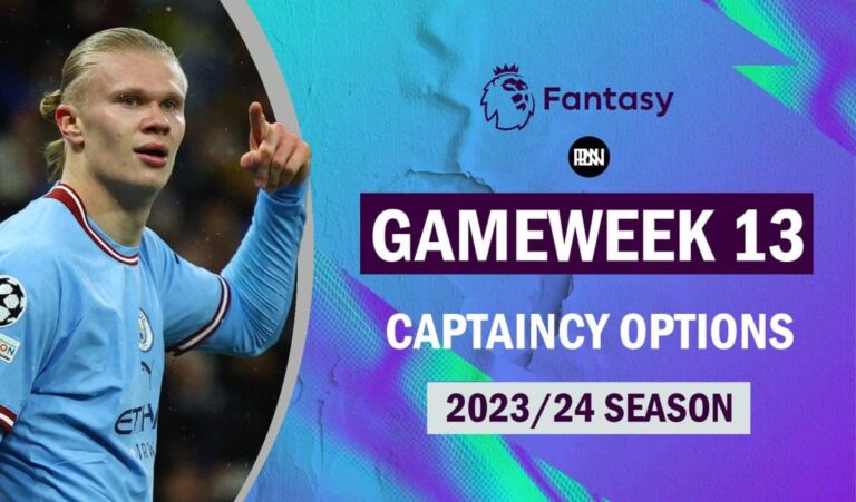 FPL Gameweek 13: Captaincy Options | Fantasy Premier League 23/24