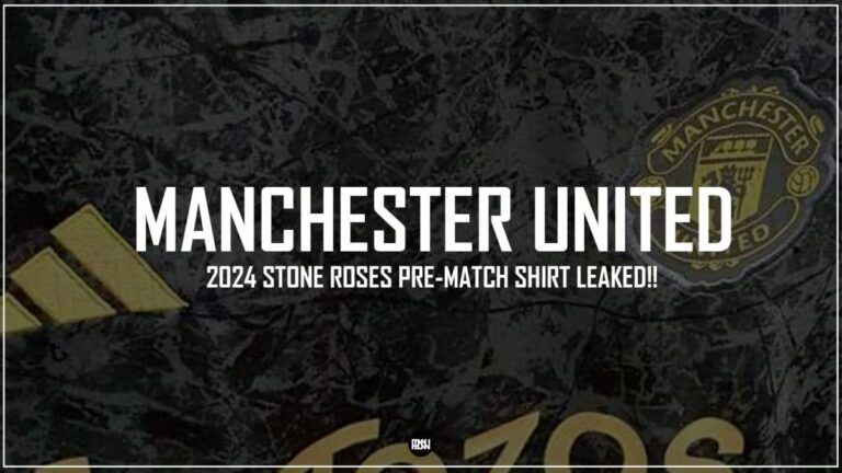 Manchester United 2024 Stone Roses pre-match shirt leaked!