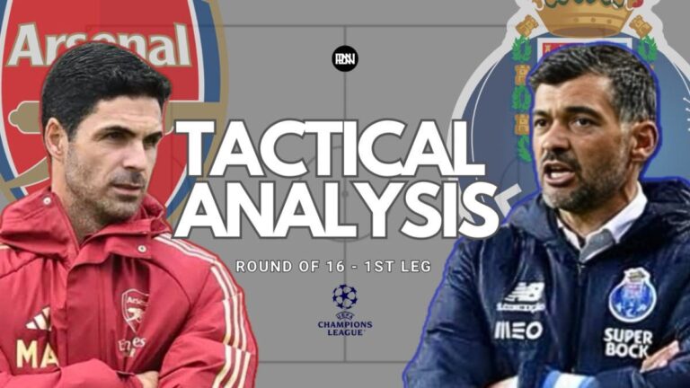 Tactical Analysis: FC Porto vs Arsenal FC – R16 1st Leg