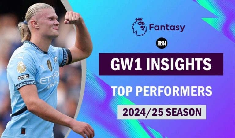 FPL 2024/25 gameweek 1 review: Key insights & takeaways