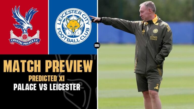 How could Leicester City lineup against Crystal Palace
